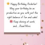 Birthday Wishes For Coworker || Stupid-Panda.Com