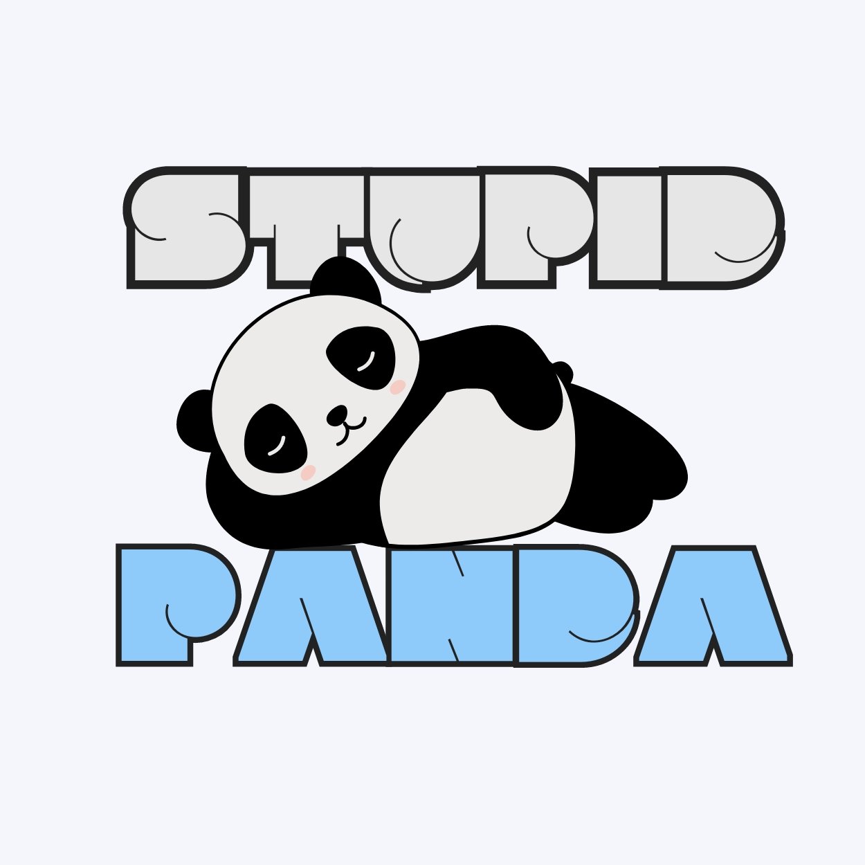 STUPID PANDA LOGO