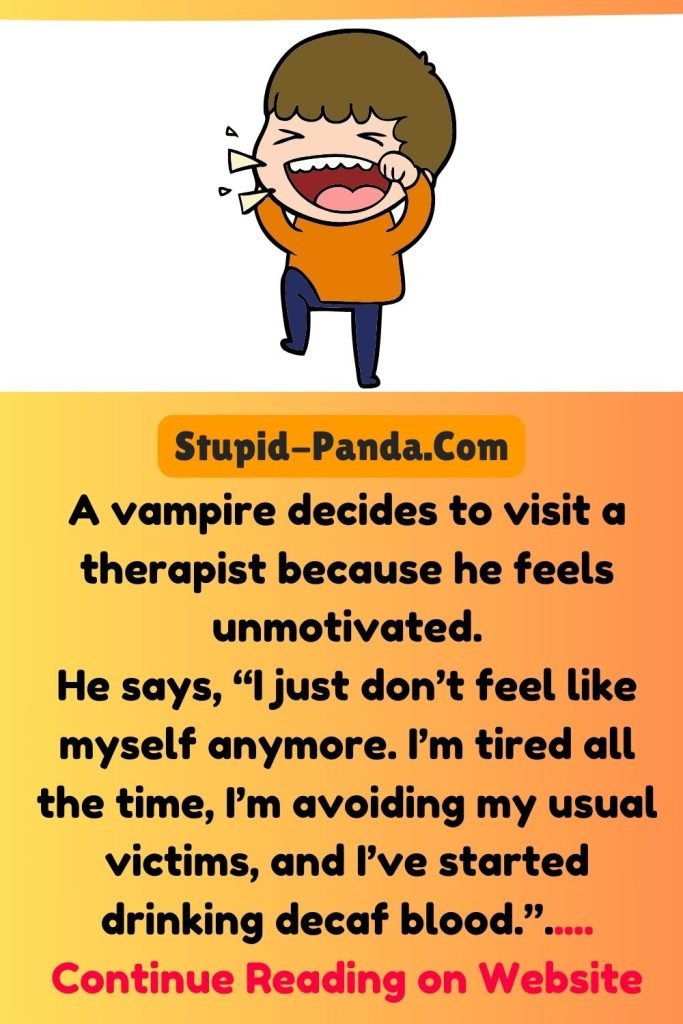 The Vampire’s Therapy Session