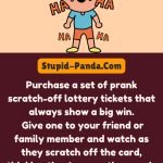 The Fake Scratch-Off Lottery Ticket