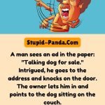 Funny Dad Jokes The Talking Dog Stupid-Panda.Com