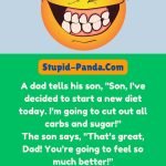 Funny dad jokes | The Dad's New Diet | Stupid-Panda.Com