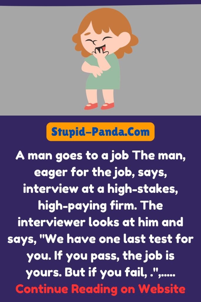 Dark Jokes | The Job Interview | Stupid-Panda.Com