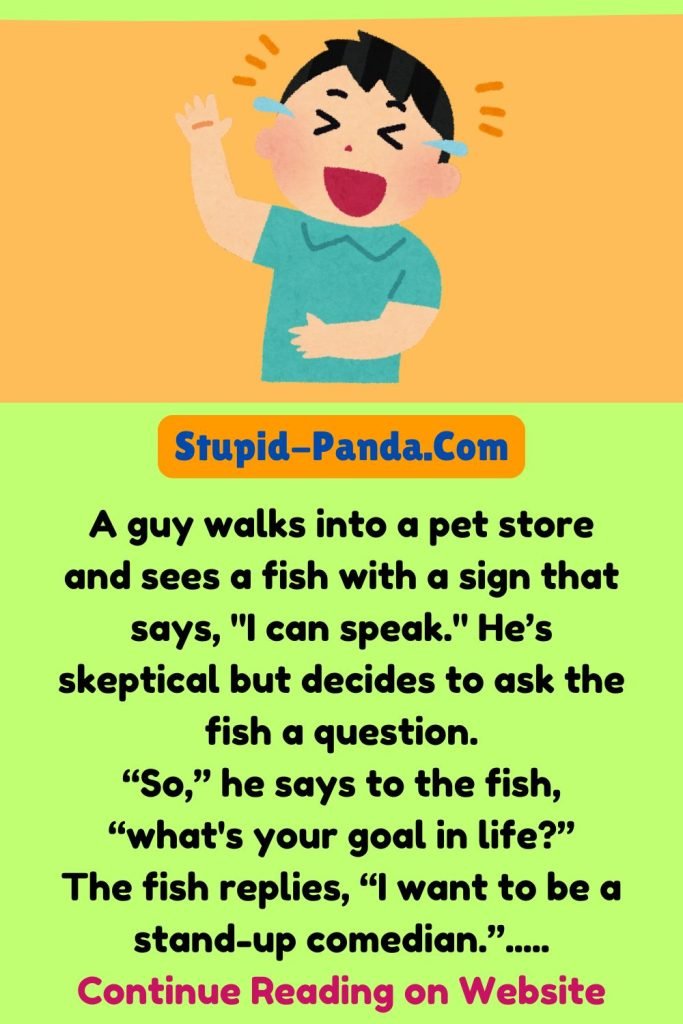 Dad Jokes | The Fish with a Dream | Stupid-Panda.Com