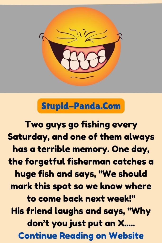 Dad Jokes | The Forgetful Fisherman | Stupid-Panda.Com