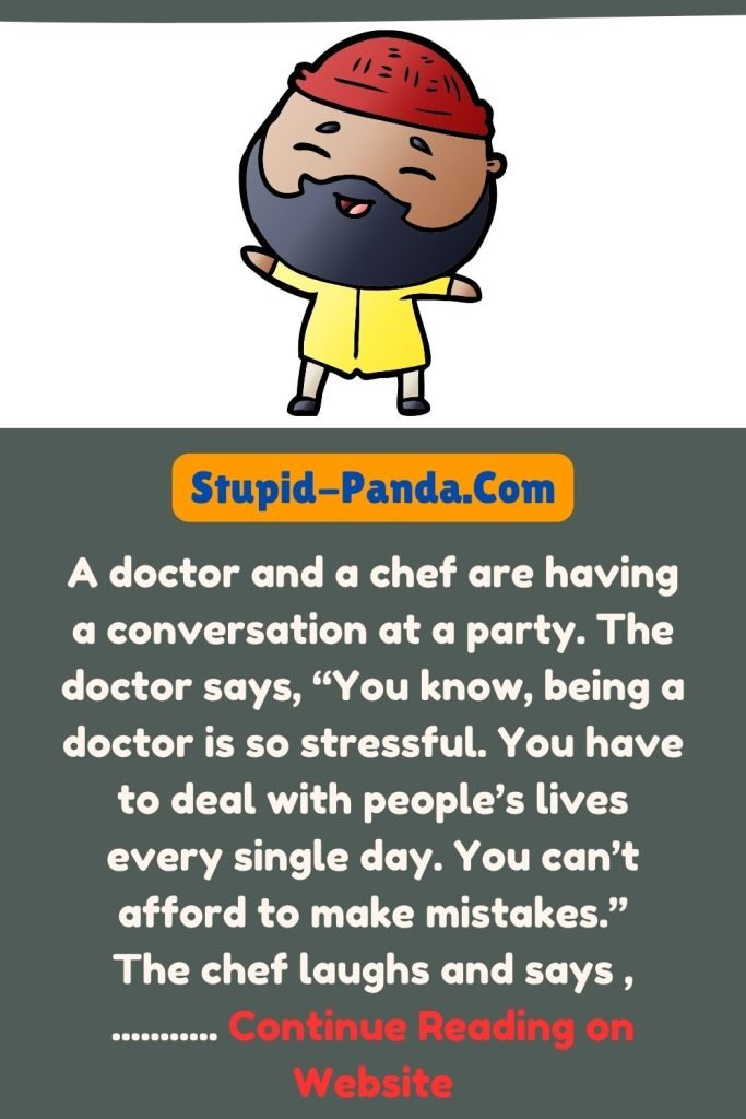 Funny Jokes | The Doctor and the Chef | Stupid-Panda.Com