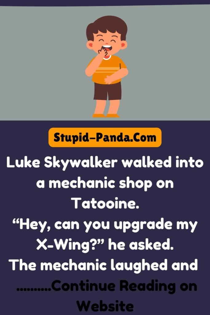 Luke and the Starfighter Upgrade