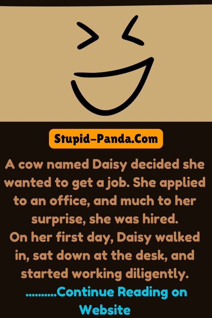 The Cow’s First Day at Work