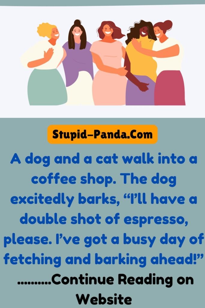 The Dog and the Cat at the Coffee Shop